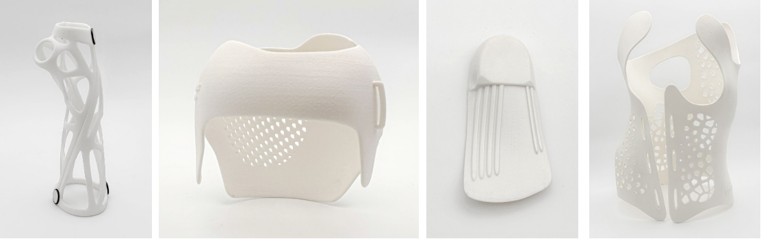 finished products produced with SLS technology 1