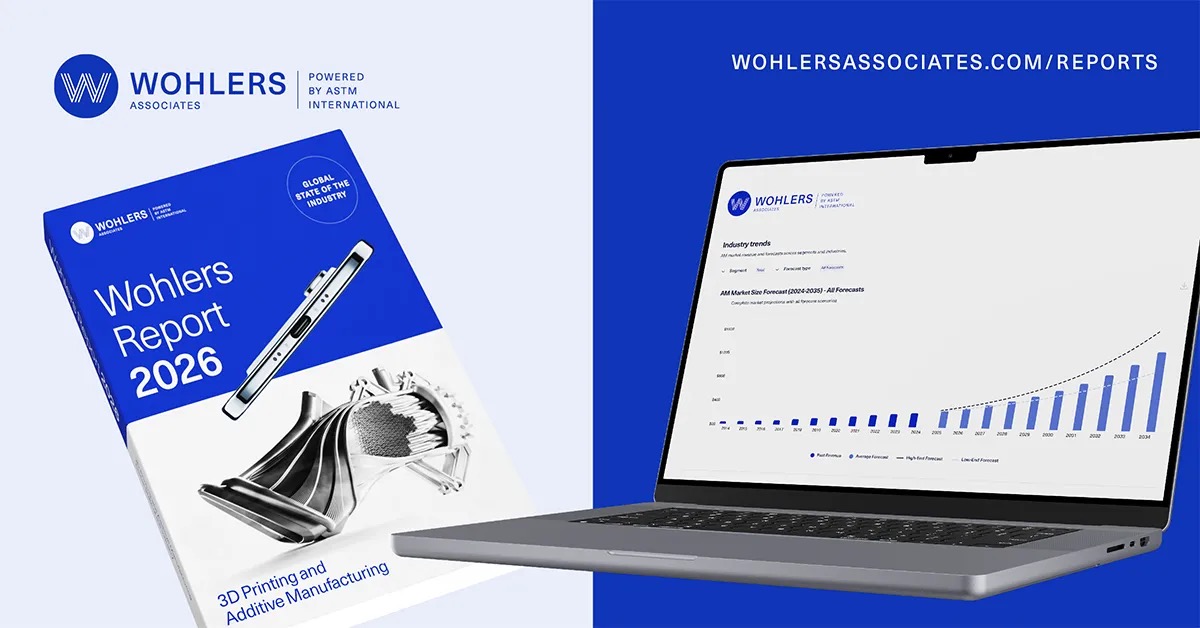 Wohlers 2026報告現已可通過ASTM International的數字平臺獲取