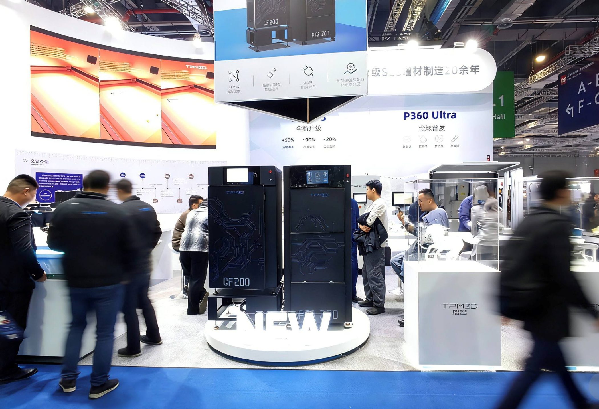 盈普CF200在上海TCT亞洲展2026現場展示